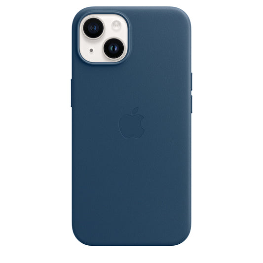 iPhone 13 Leather Case with MagSafe Cosmo Blue
