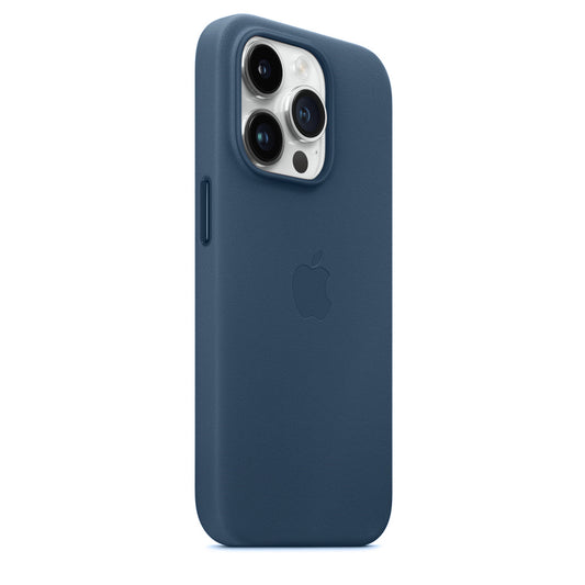 iPhone 14 Pro Max Leather Case with Magsafe - Cosmo Blue