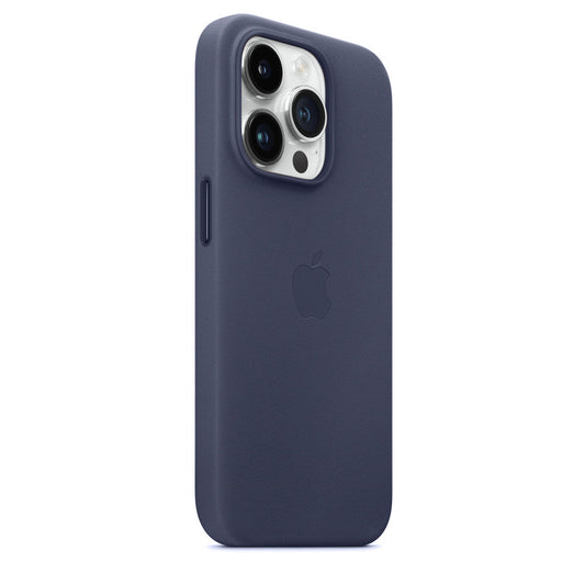 MagSafe Leather Case for iPhone 14 Pro - Ink Blue