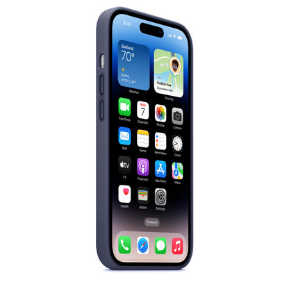 iPhone 14 Pro Max Leather Case with Magsafe - Ink Blue