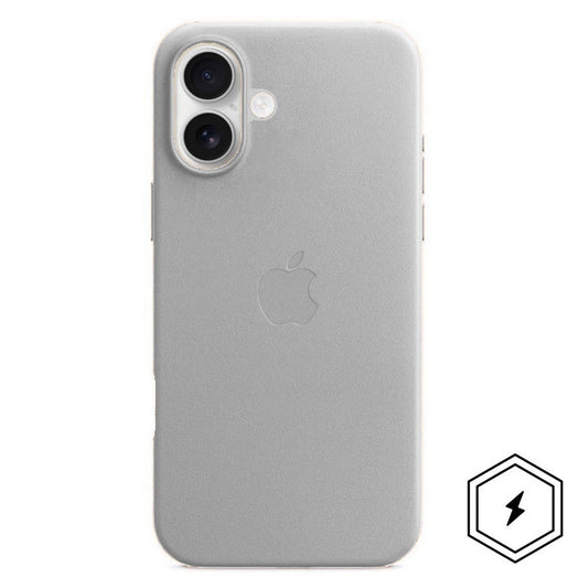 Apple iPhone 16 Plus Leather Back Cover Case with MagSafe - Off White