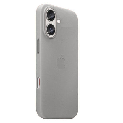 Apple iPhone 16 Leather Back Cover Case - Off White