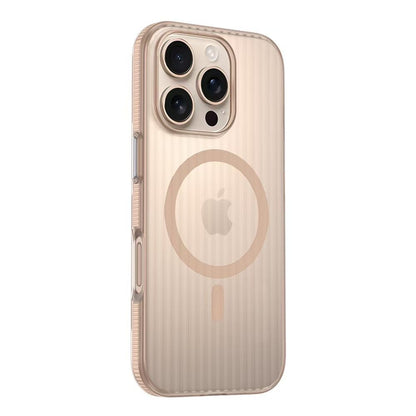 iPhone 16 Pro Max Corrugated Hybrid Matte Frosted Case with Magsafe - Desert