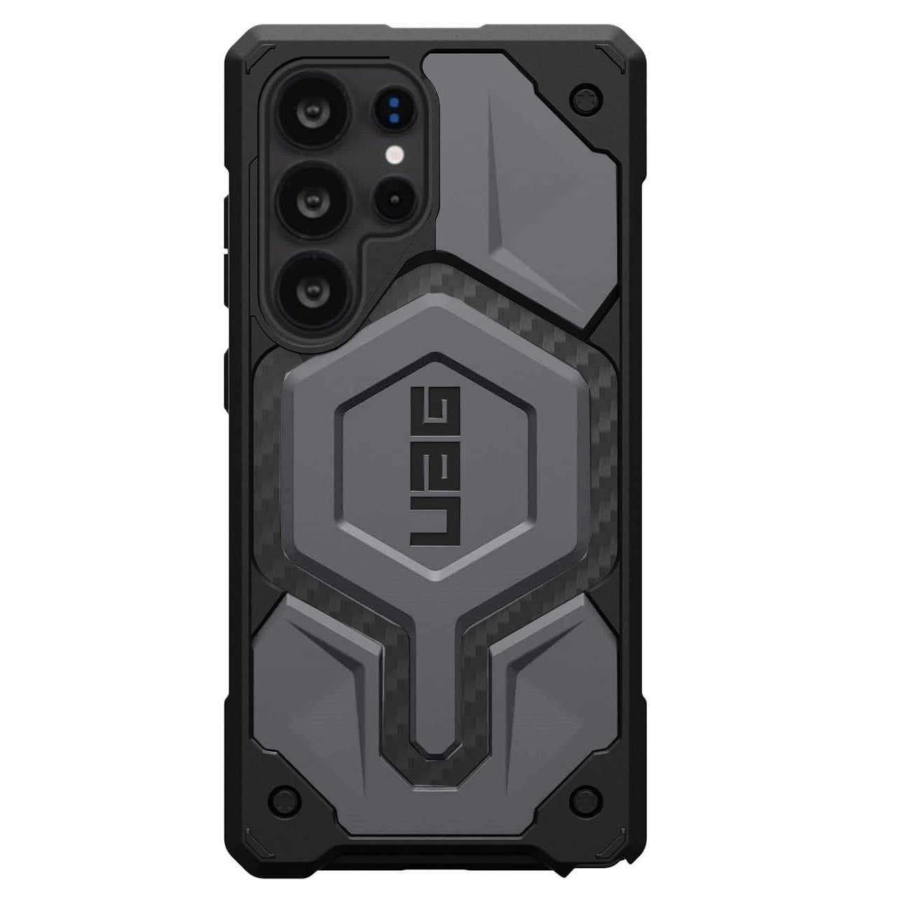 Samsung Galaxy S25 Ultra UAG Monarch Pro Carbon Protective Case with MagSafe - Gray