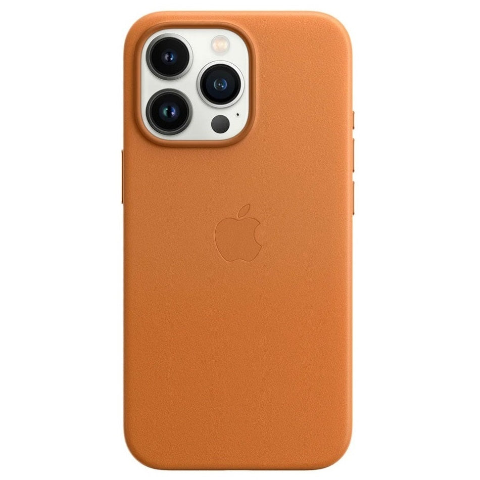 iPhone 15 Pro Max Leather Back Cover Case with MagSafe – Tan