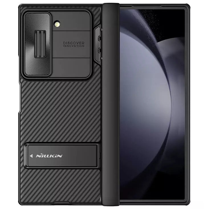 Samsung Galaxy Z Fold6 Nillkin Cam-Shield Pro Case with Kickstand - Black