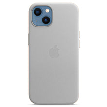iPhone 13 Leather Case with MagSafe – Gray
