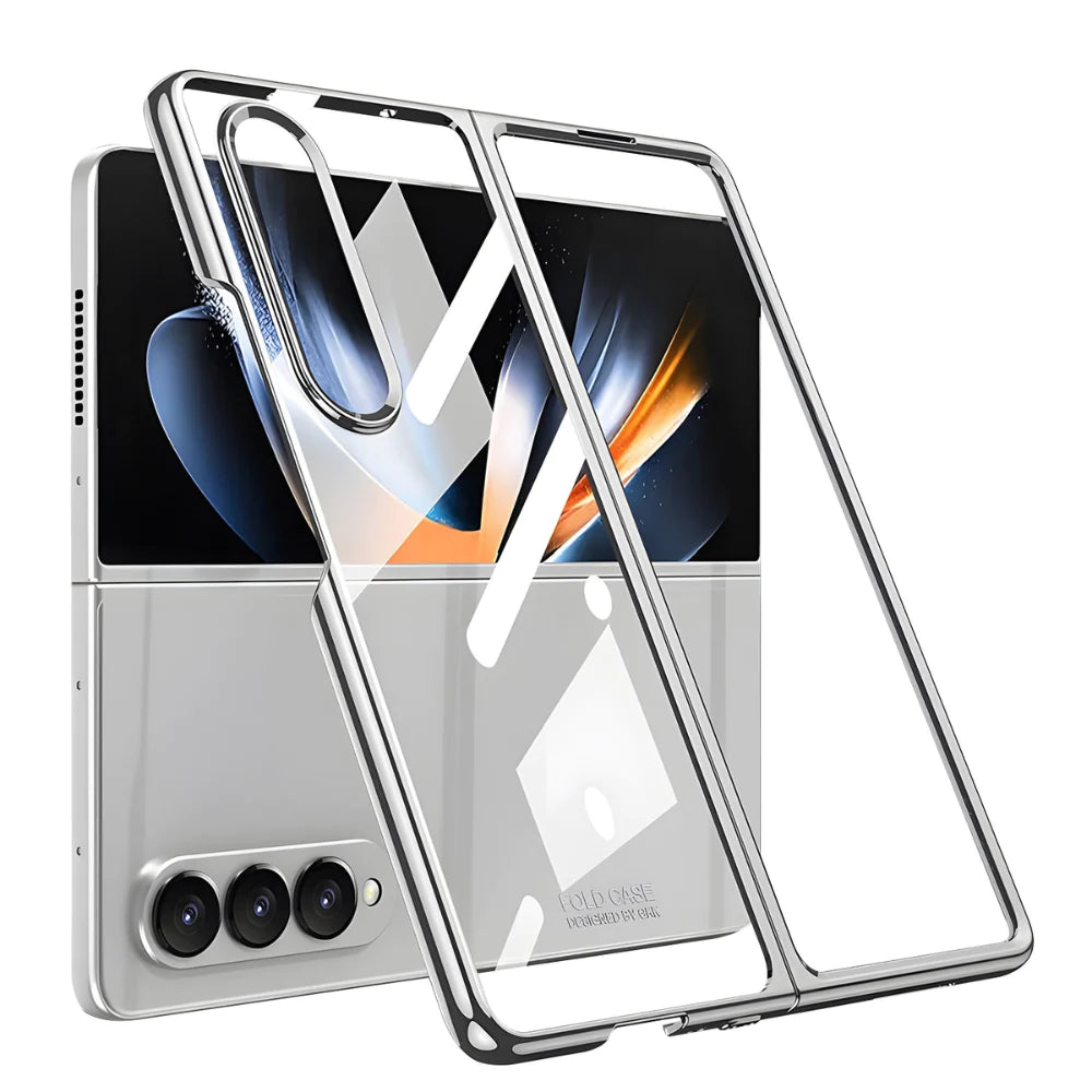 Samsung Galaxy Z Fold 4 Electroplated Chrome Back Cover - Silver