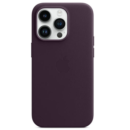 iPhone 13 Pro Leather Back Cover Case with Magsafe - Purple