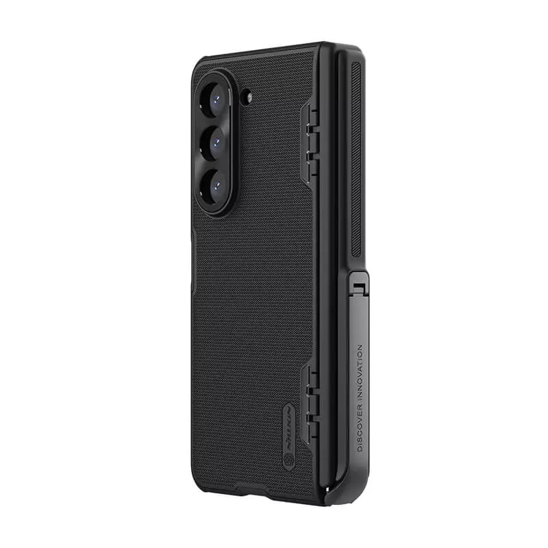 Samsung Galaxy Z Fold5 Nillkin Super Frosted Shield Fold Bracket Version Matte Case - Black