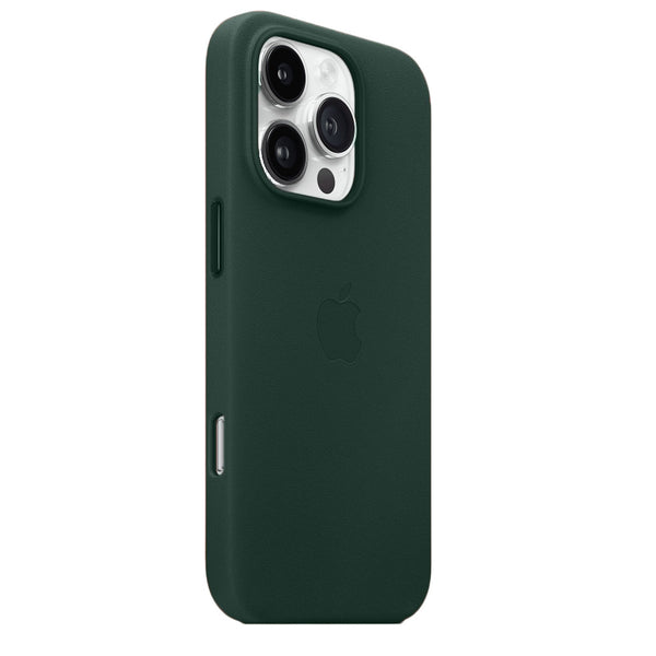 Apple iPhone 16 Pro Leather Back Cover Case - Forest Green