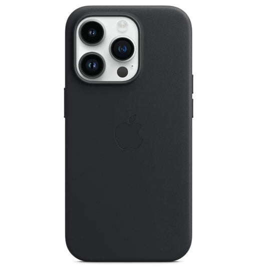 iPhone 13 Pro Premium Leather Back Cover Case – Black | MagSafe Compatible