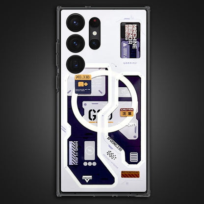 Samsung Galaxy S22 Ultra Zero One G20 Edition Hybrid Shockproof Case with Magsafe - White