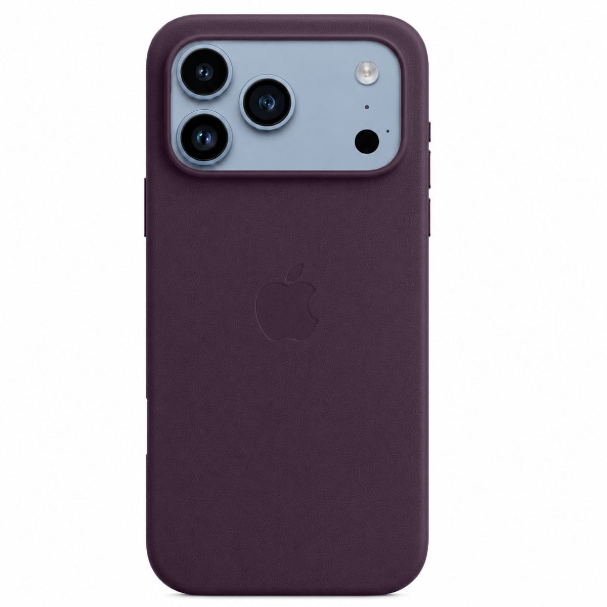 iPhone 18 Pro Max Leather Case with MagSafe & IC Animation - Pruple