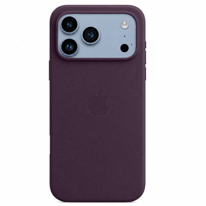 iPhone 18 Pro Max Leather Case with MagSafe & IC Animation - Pruple