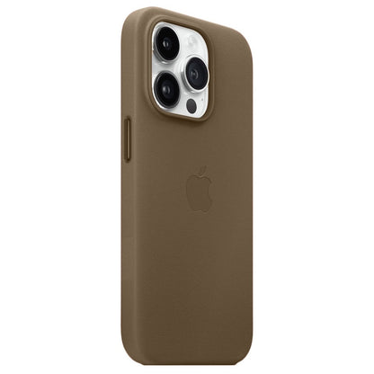 iPhone 13 Pro Max Leather Case with MagSafe - Natural Titanium