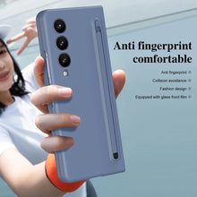 Samsung Galaxy Z Fold4 Integrated Skin Feel Case with S Pen - Gray