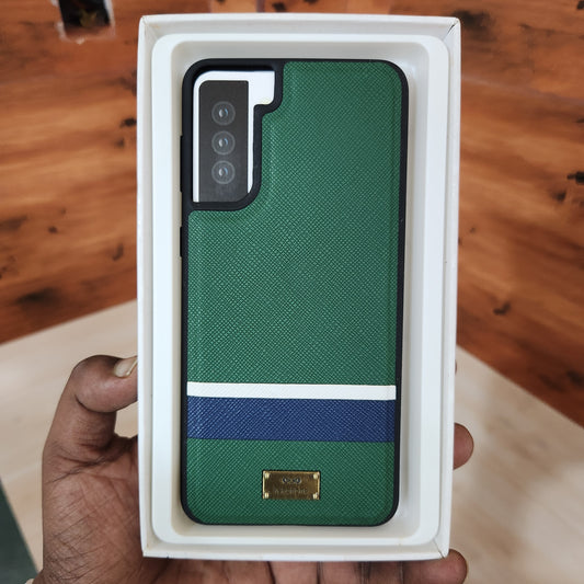 Samsung Galaxy S21 Plus Slim Profile Vegan Leather Case - Green
