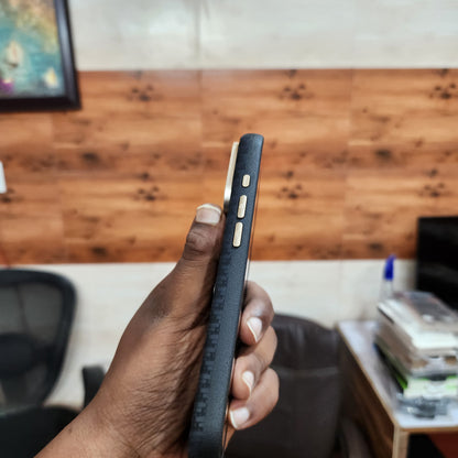 iPhone 17 Pro Max Sibling Series Sleek Cross Texture Case with Metal Camera Protection - Black