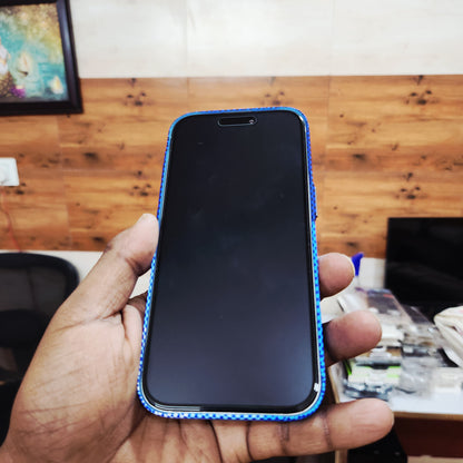 iPhone 17 Pro Max 0.8mm Ultrathin Carbon Fiber Texture Case with Magsafe - Dark Blue