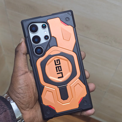 Samsung Galaxy S24 Ultra UAG Armor Protective Magsafe Case with Kickstand - Orange