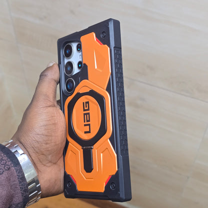 Samsung Galaxy S24 Ultra UAG Armor Protective Magsafe Case with Kickstand - Orange
