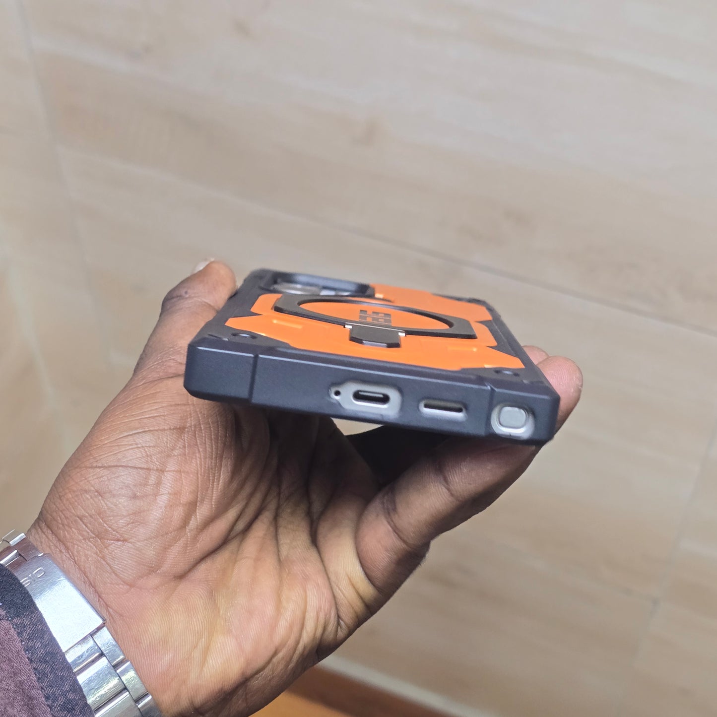 Samsung Galaxy S24 Ultra UAG Armor Protective Magsafe Case with Kickstand - Orange