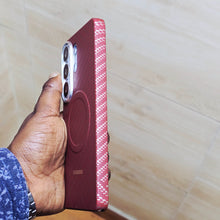 Samsung Galaxy S26 Ultra Carbon Magnet Case, Nano Fiber with Magsafe - Red