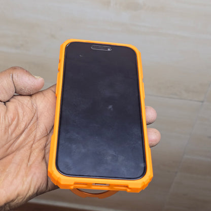 iPhone 17 Pro Back Cover Luxury Sports Car Armor Case - Orange