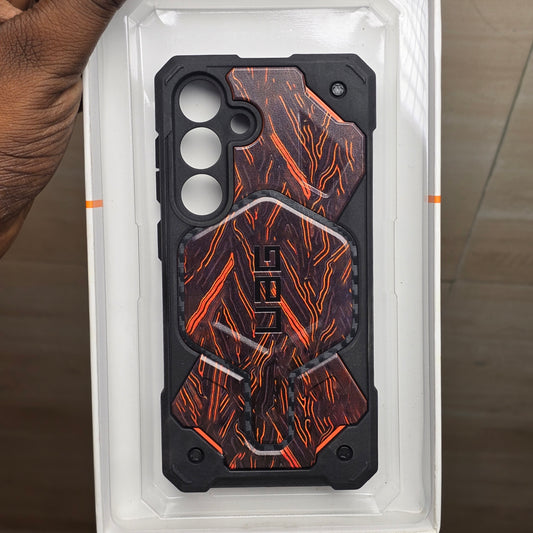 Samsung Galaxy S25 UAG Pathfinder Series Shockproof Matte MagSafe Case - Orange