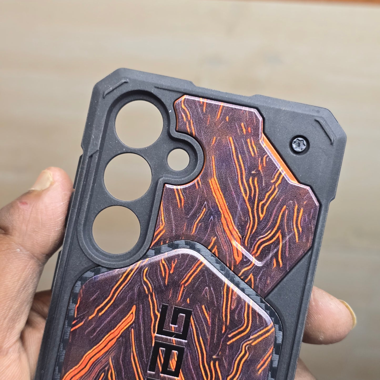 Samsung Galaxy S25 UAG Pathfinder Series Shockproof Matte MagSafe Case - Orange