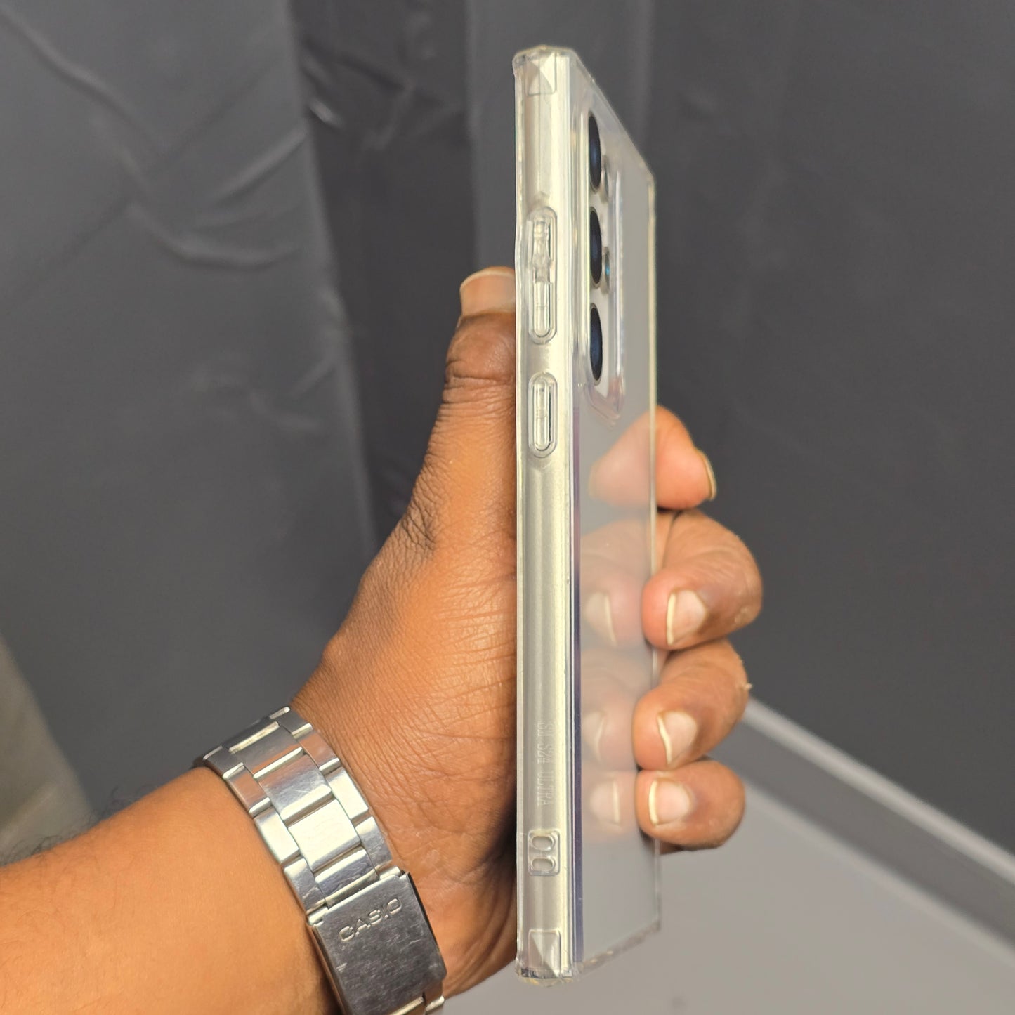 Samsung Galaxy S24 Ultra Evo Clear Ruged Bumper Case - Clear