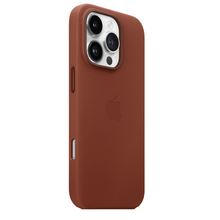 Apple iPhone 16 Pro Leather Back Cover Case - Umber Brown