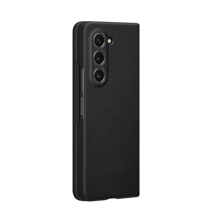 Samsung Galaxy Z Fold 5 Eco Leather Slim Fit Case - Black
