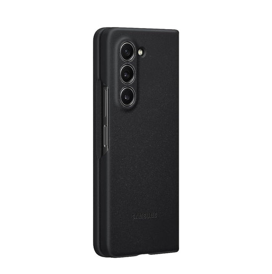 Samsung Galaxy Z Fold 5 Eco Leather Slim Fit Case - Black