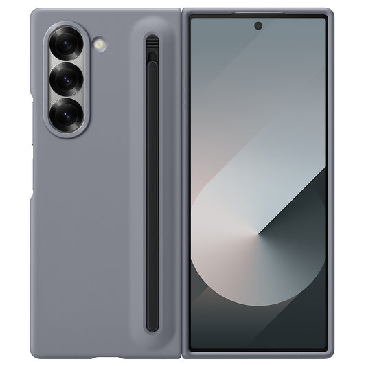 Samsung Galaxy Z Fold 6 Skin Feel S Pen Case with Stylus - Gray