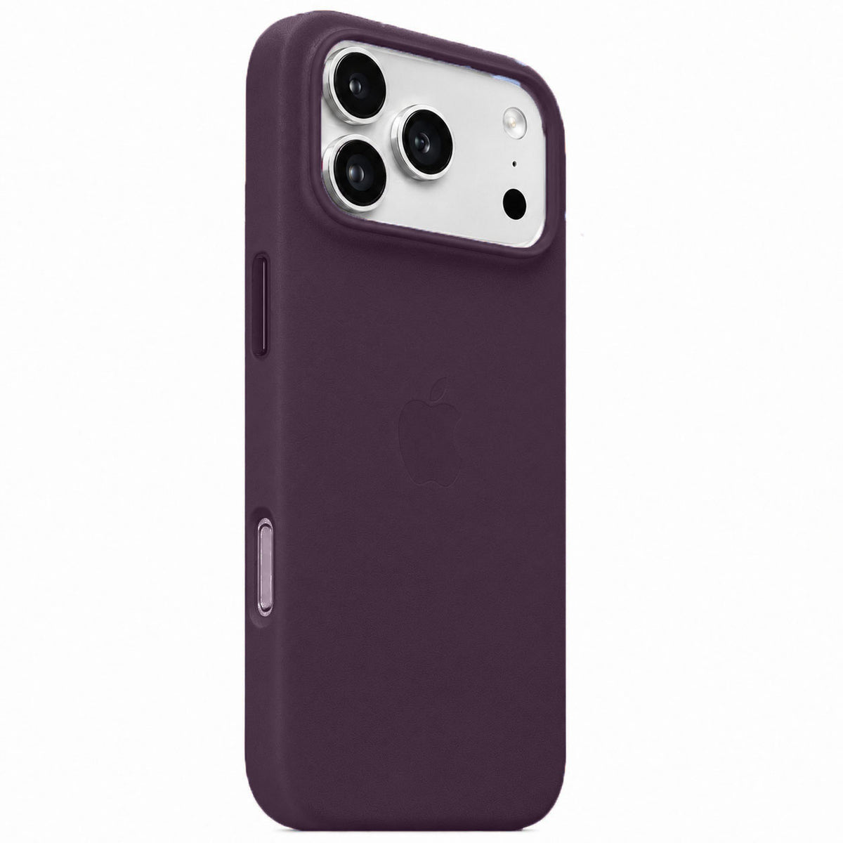 iPhone 18 Pro Max Leather Case with MagSafe & IC Animation - Pruple