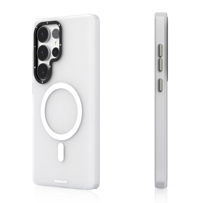 Samsung Galaxy S25 Ultra YOUNGKIT Hidden Sand Matte Case with Magsafe - White