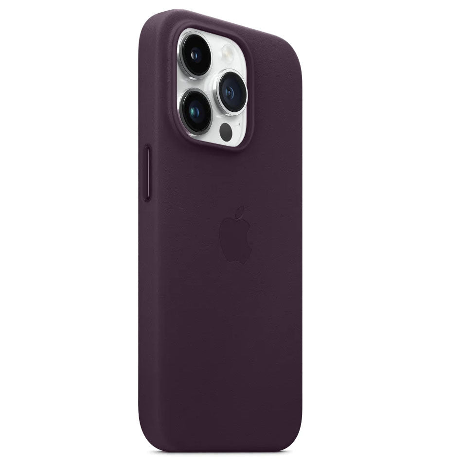 iPhone 13 Pro Leather Back Cover Case with Magsafe - Purple