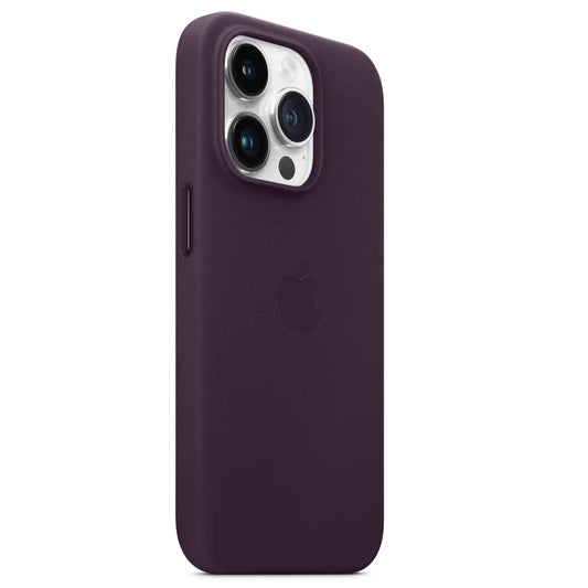 iPhone 13 Pro Leather Back Cover Case with Magsafe - Purple