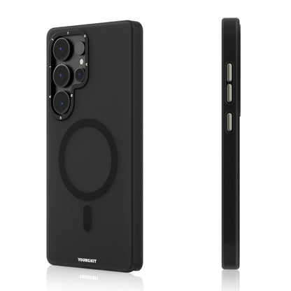 Samsung Galaxy S25 Ultra YOUNGKIT Hidden Sand Matte Case with Magsafe - Black