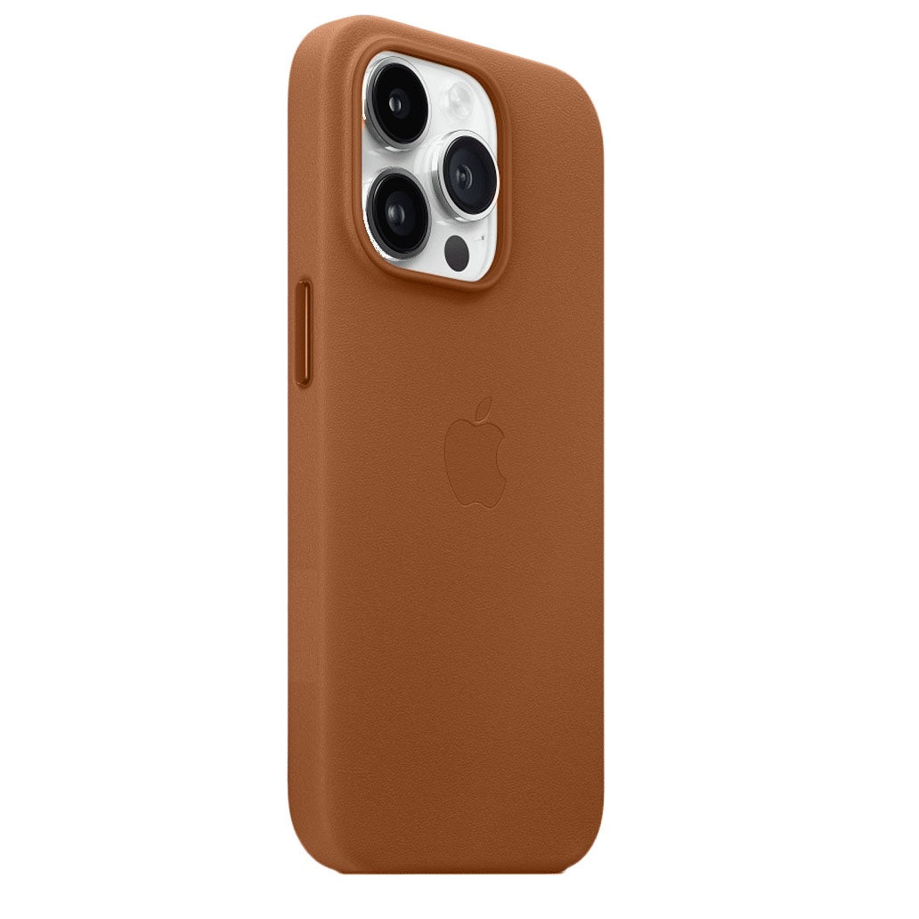 iPhone 15 Pro Leather Case with MagSafe - Saddle