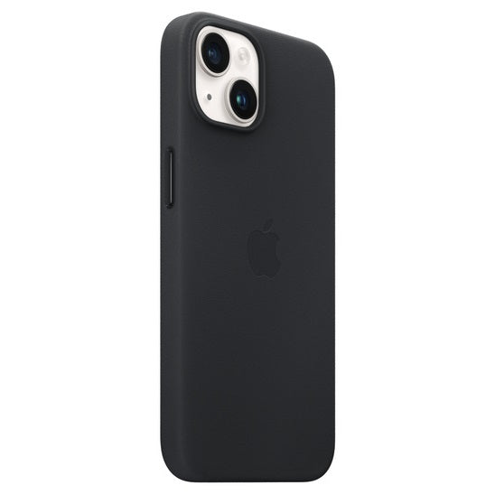 iPhone 13 Leather Back Cover Case with MagSafe - Black