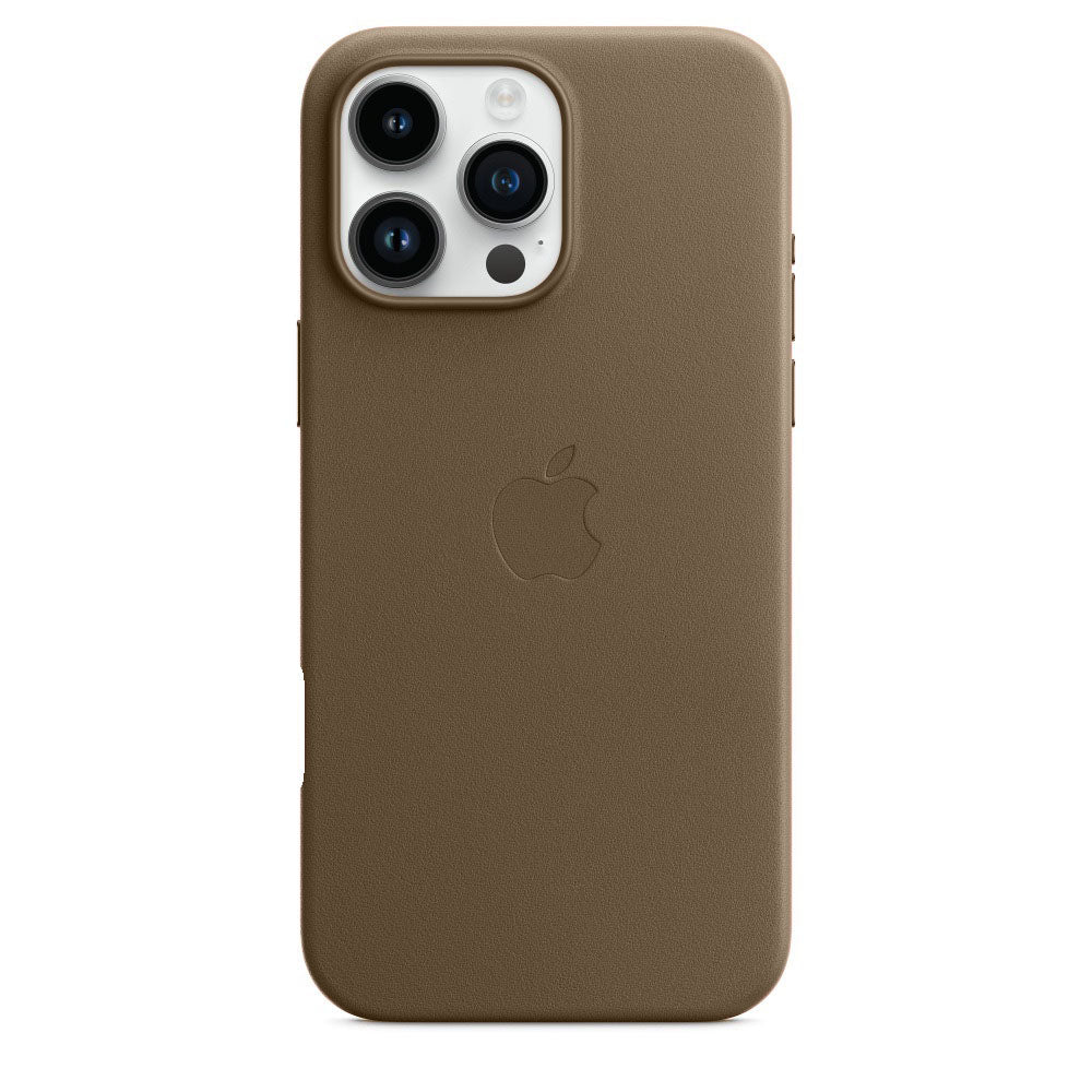 iPhone 16 Pro Max Leather Case with MagSafe - Natural Titanium