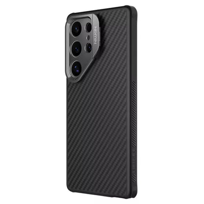 Samsung Galaxy S25 Ultra Nillkin CarboProp Magnetic Aramid Fiber Armor Magsafe Case - Fine Hole Version