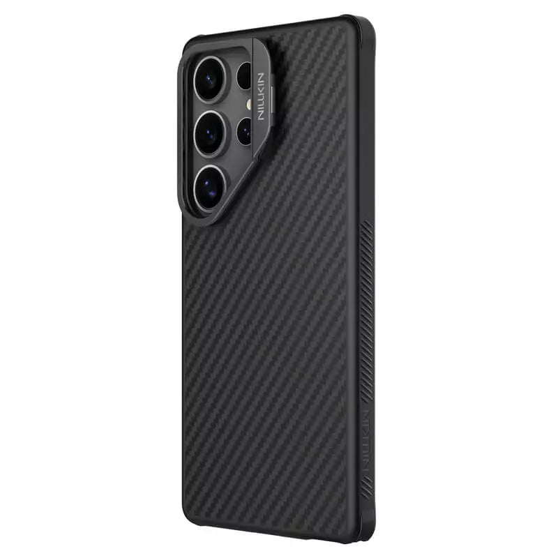Samsung Galaxy S25 Ultra Nillkin CarboProp Magnetic Aramid Fiber Armor Magsafe Case - Frame Version