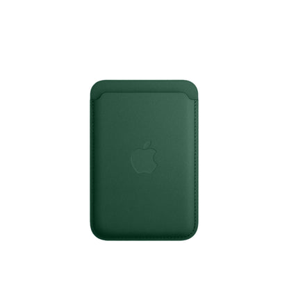 Leather MagSafe Wallet – Slim Magnetic Card Holder for iPhone - Green