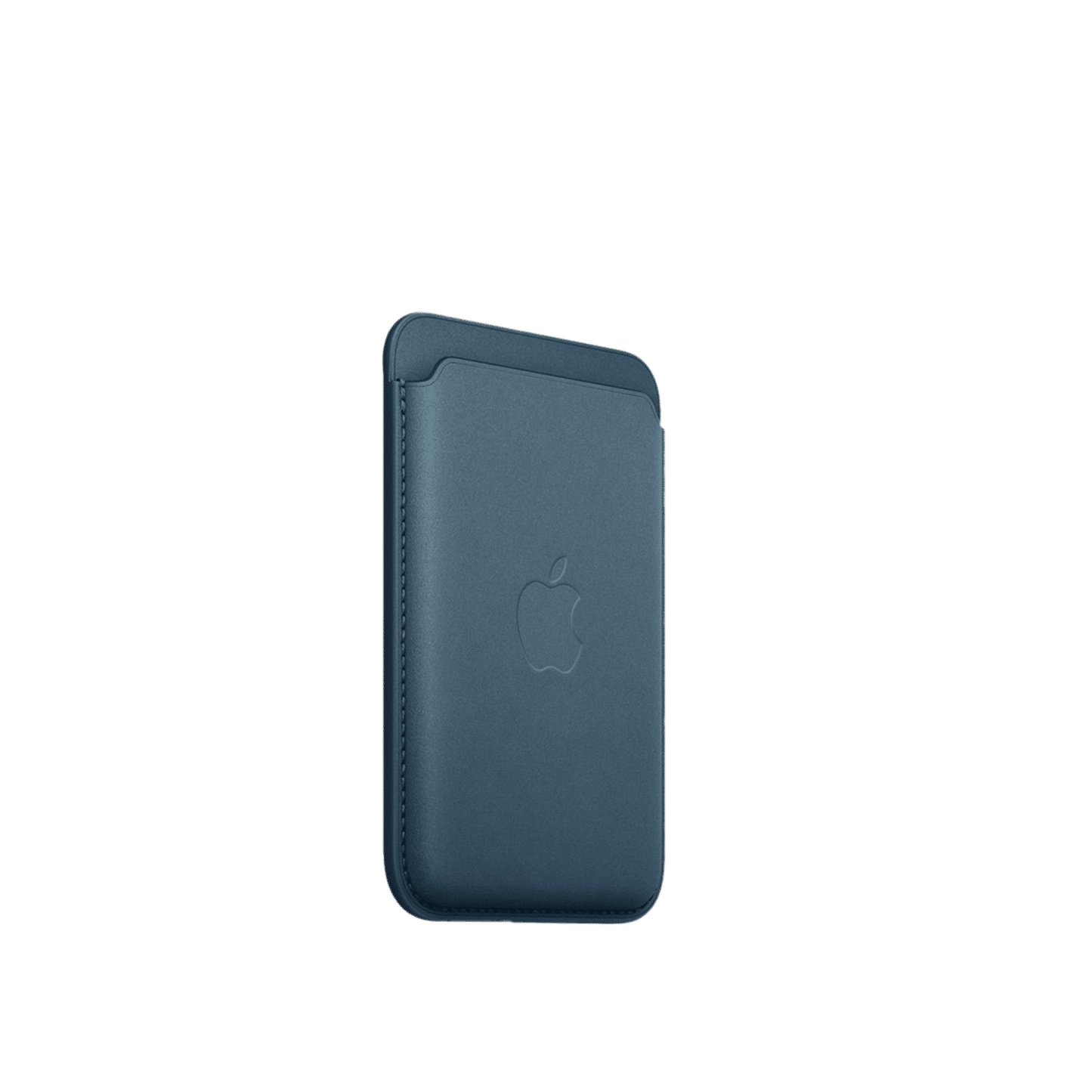 Leather MagSafe Wallet – Slim Magnetic Card Holder for iPhone - Pacific Blue