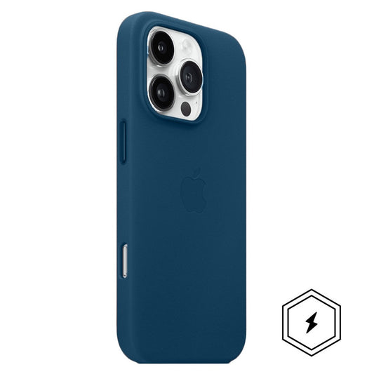 iPhone 16 Pro Max Leather Case with MagSafe - Cosmo Blue