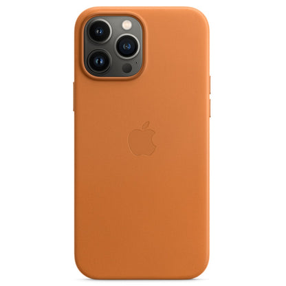 iPhone 14 Pro Leather Back Cover Case with MagSafe – Tan